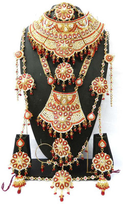

Shree Bhawani Art Jewellery Alloy Jewel Set(Multicolor)