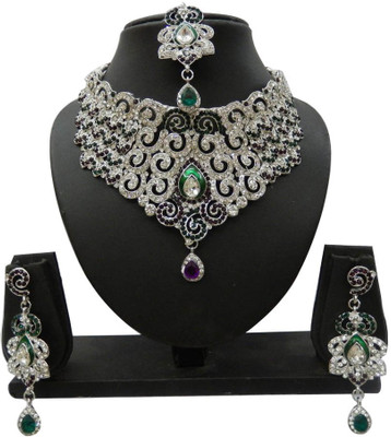 

Shree Bhawani Art Jewellery Alloy Jewel Set(Multicolor)