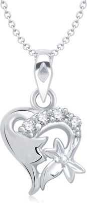 77% OFF on Vina Fashion Jewellery Rhodium Alloy Pendant
