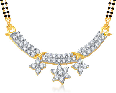 

Meenaz Amazing Flower Alloy Mangalsutra