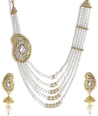 

You Bella Alloy Jewel Set(White)