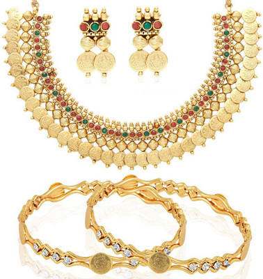

Zeneme Alloy Jewel Set(Gold)