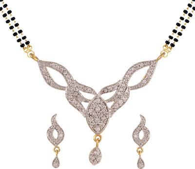 

Parinaaz Alloy Jewel Set(White)