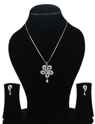 

You Bella Alloy Jewel Set(White)