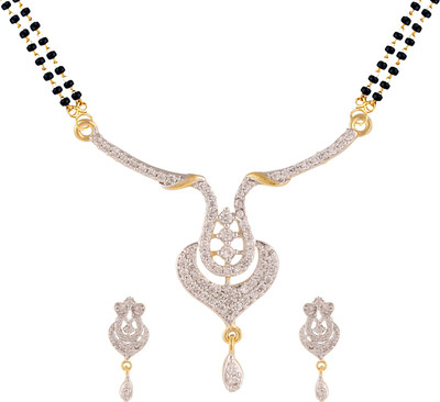 

Parinaaz Alloy Jewel Set(White)