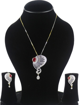 

You Bella Alloy Jewel Set(Red)