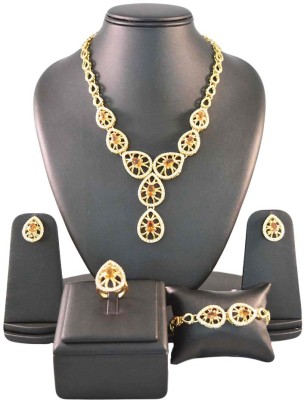 

Ruhaani Jewels Alloy Jewel Set(Gold)