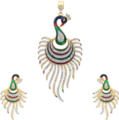 Adiva Alloy Jewel Set(Multicolor)