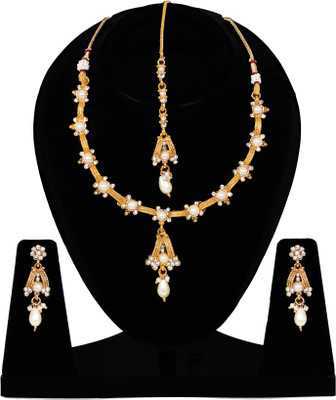 Jewels Gold Alloy Jewel Set(Gold)
