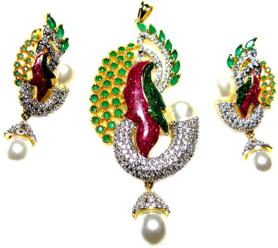 

Poddar Jewels Alloy Jewel Set(Gold)