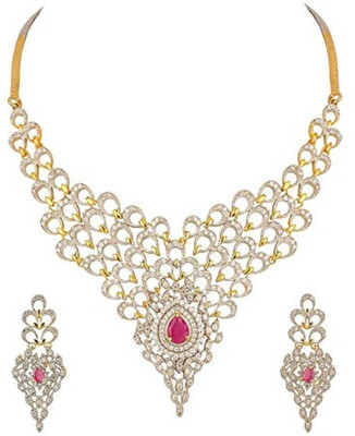 

You Bella Alloy Jewel Set(Gold)