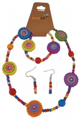 NeedyBee Wood Jewel Set(Multicolor)