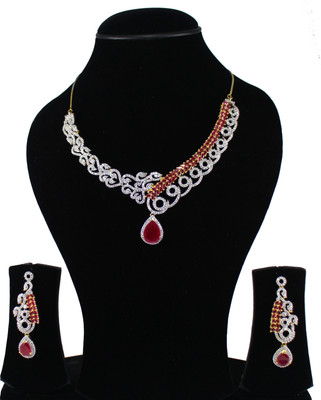 

You Bella Alloy Jewel Set(Multicolor)