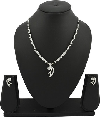 

High Trendz Alloy Jewel Set(Silver)