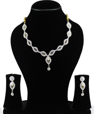 

You Bella Alloy Jewel Set(White)