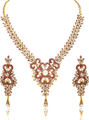 

Atasi International Alloy Jewel Set(Pink)