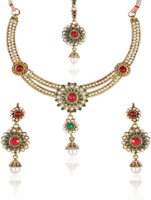 Shining Diva Alloy Multicolor Jewellery Set(Pack of 1)