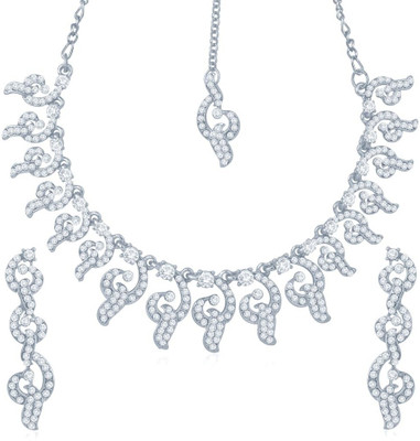 

Sukkhi Zinc Jewel Set(White)