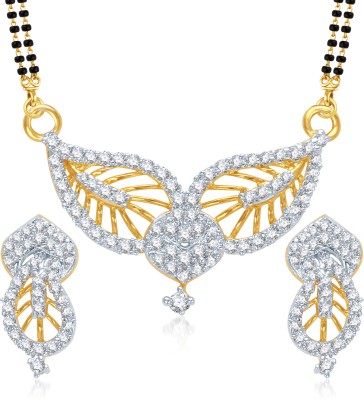 VK Jewels Alloy Jewel Set(Gold) at flipkart