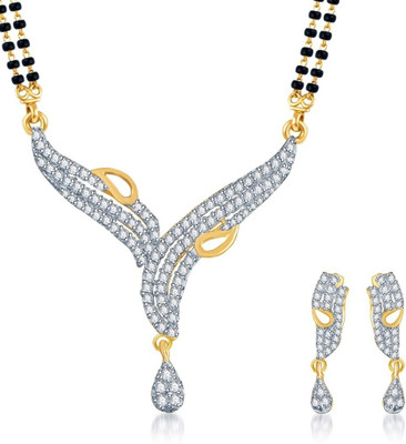 

Sukkhi Alloy Jewel Set(White, Gold, Black)