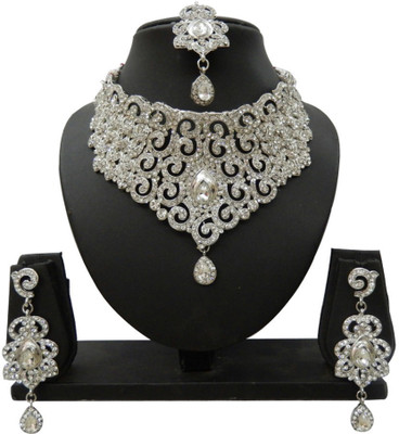 

Shree Bhawani Art Jewellery Alloy Jewel Set(Multicolor)
