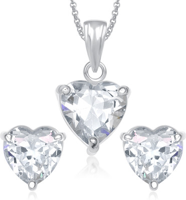 

Meenaz Alloy Jewel Set(Silver)