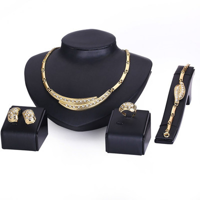 Silver Shoppee Alloy Gold-plated Gold Jewellery Set(Pack of 1)