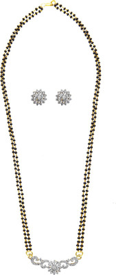 

Parinaaz Alloy Jewel Set(White)