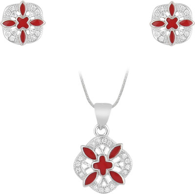 

Jewel99 Sterling Silver Jewel Set(Silver)