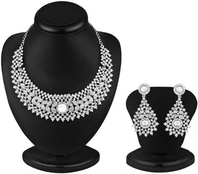 

Sukkhi Zinc Jewel Set(White)