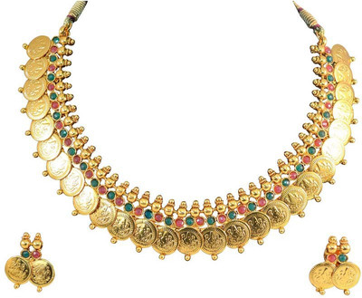 

You Bella Alloy Jewel Set(Gold)