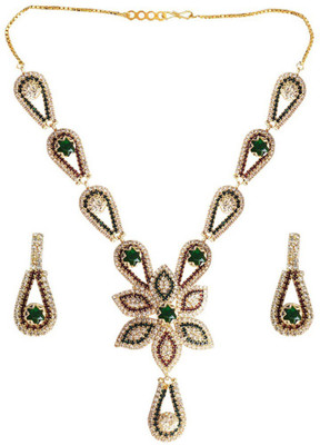 

Being Women Alloy Jewel Set(Brown, Green)