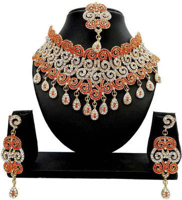 

Shree Bhawani Art Jewellery Alloy Jewel Set(Multicolor)