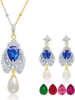 

Sukkhi Alloy Jewel Set(Gold, White)