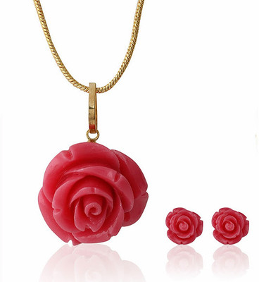 

Nisa Pearls & Jewellery Mother of Pearl Jewel Set(White)