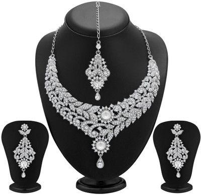 

Sukkhi Zinc Jewel Set(White)