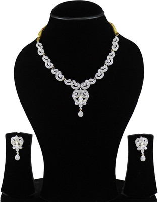 

You Bella Alloy Jewel Set(White)
