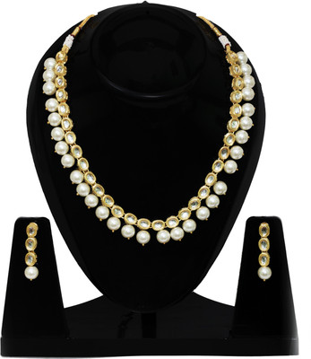 

Jewels Gold Alloy Jewel Set(Multicolor)