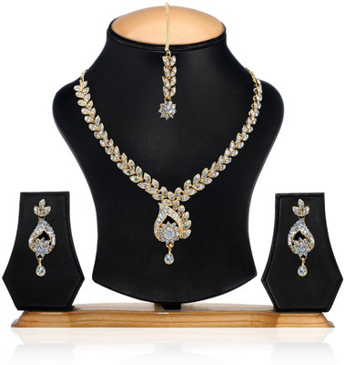 Alysa Alloy Jewel Set(Gold, Silver) Alysa Alloy Jewel Set(Gold, Silver)