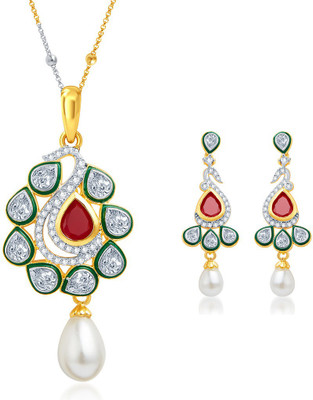 

Sukkhi Alloy Jewel Set(Gold, White)