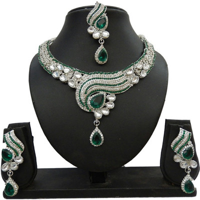 

Shree Bhawani Art Jewellery Alloy Jewel Set(Multicolor)
