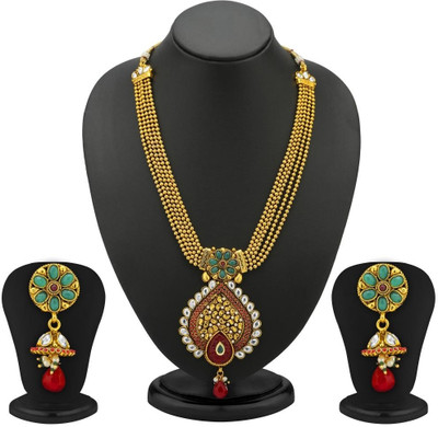 

Trushi Copper Jewel Set(Gold)