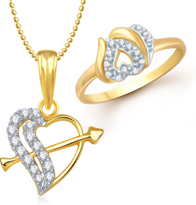 

Meenaz Alloy Jewel Set(Yellow, Gold)