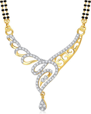 

Meenaz Ritzzy Exclusive Tanmaniya Cz Alloy Mangalsutra