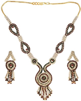 

Being Women Alloy Jewel Set(Brown, Green)