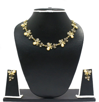 STYYLO FASHION Alloy Gold-plated Multicolor Jewellery Set(Pack of 1)