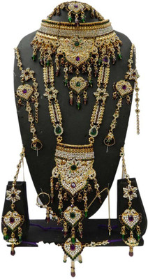 

Shree Bhawani Art Jewellery Alloy Jewel Set(Multicolor)