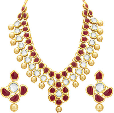 Sukkhi Alloy Gold-plated Multicolor Jewellery Set(Pack of 1)