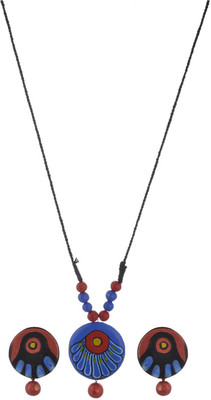 

Sudha Creations Terracotta Jewel Set(Multicolor)