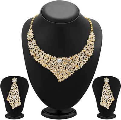 Sukkhi Zinc Gold-plated Gold Jewellery Set(Pack of 1)